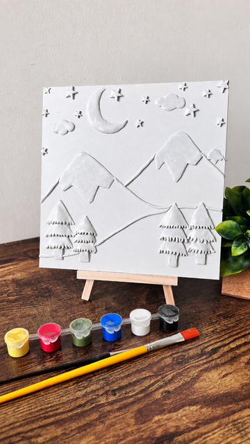 Starlit Mountains - DIY painting kit
