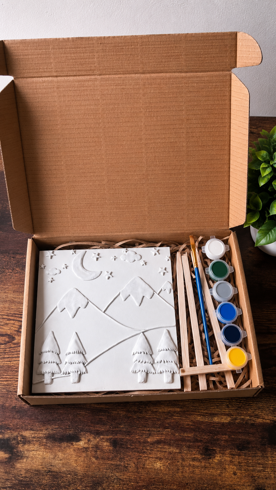 Starlit Mountains - DIY painting kit