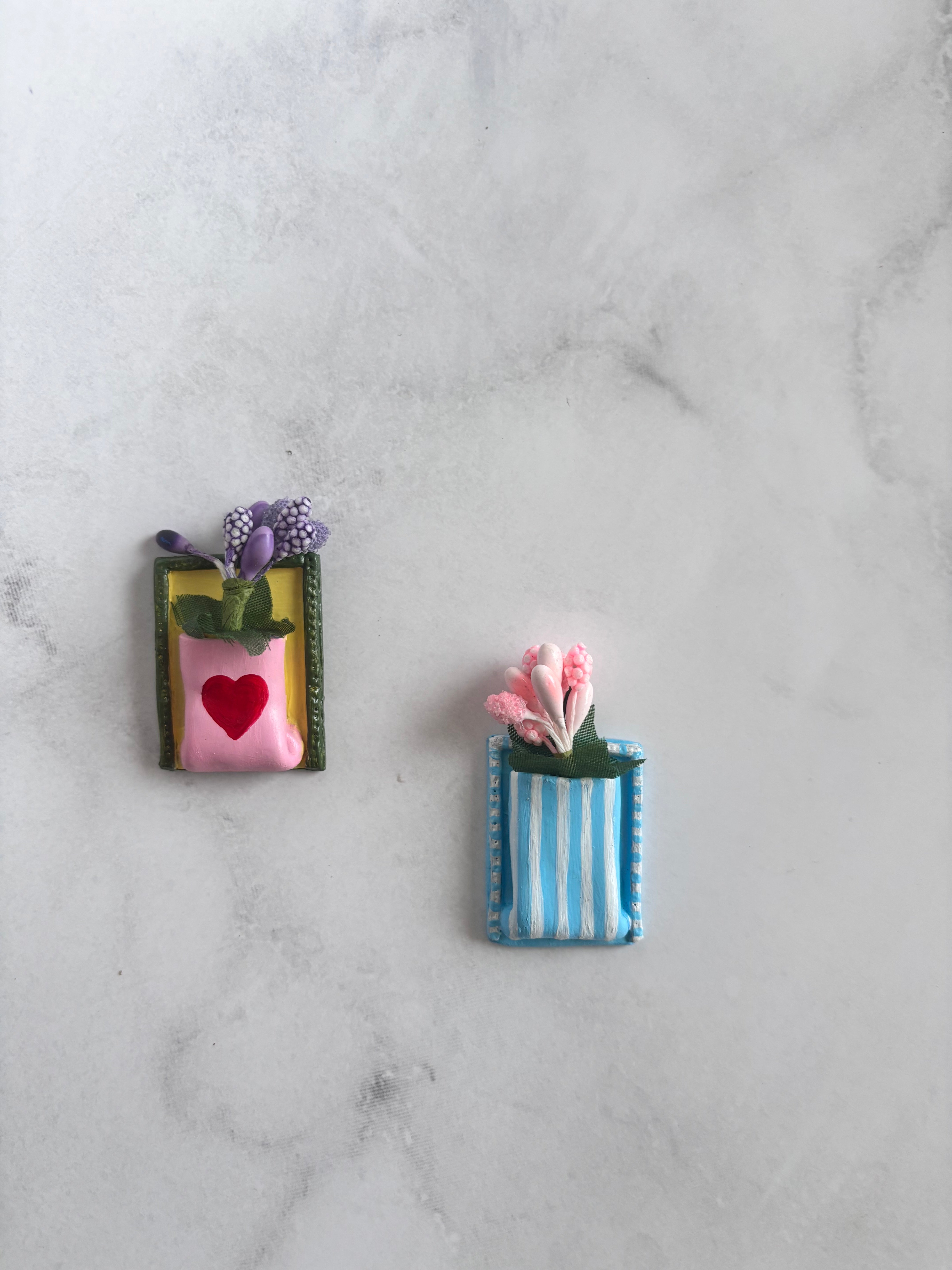 Bloom Pocket – Floral Fridge Magnets (set of 2)