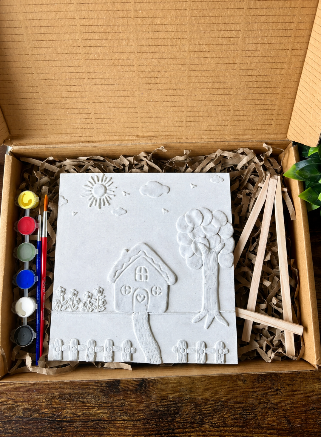 Sunny Countryside Cottage - DIY painting kit