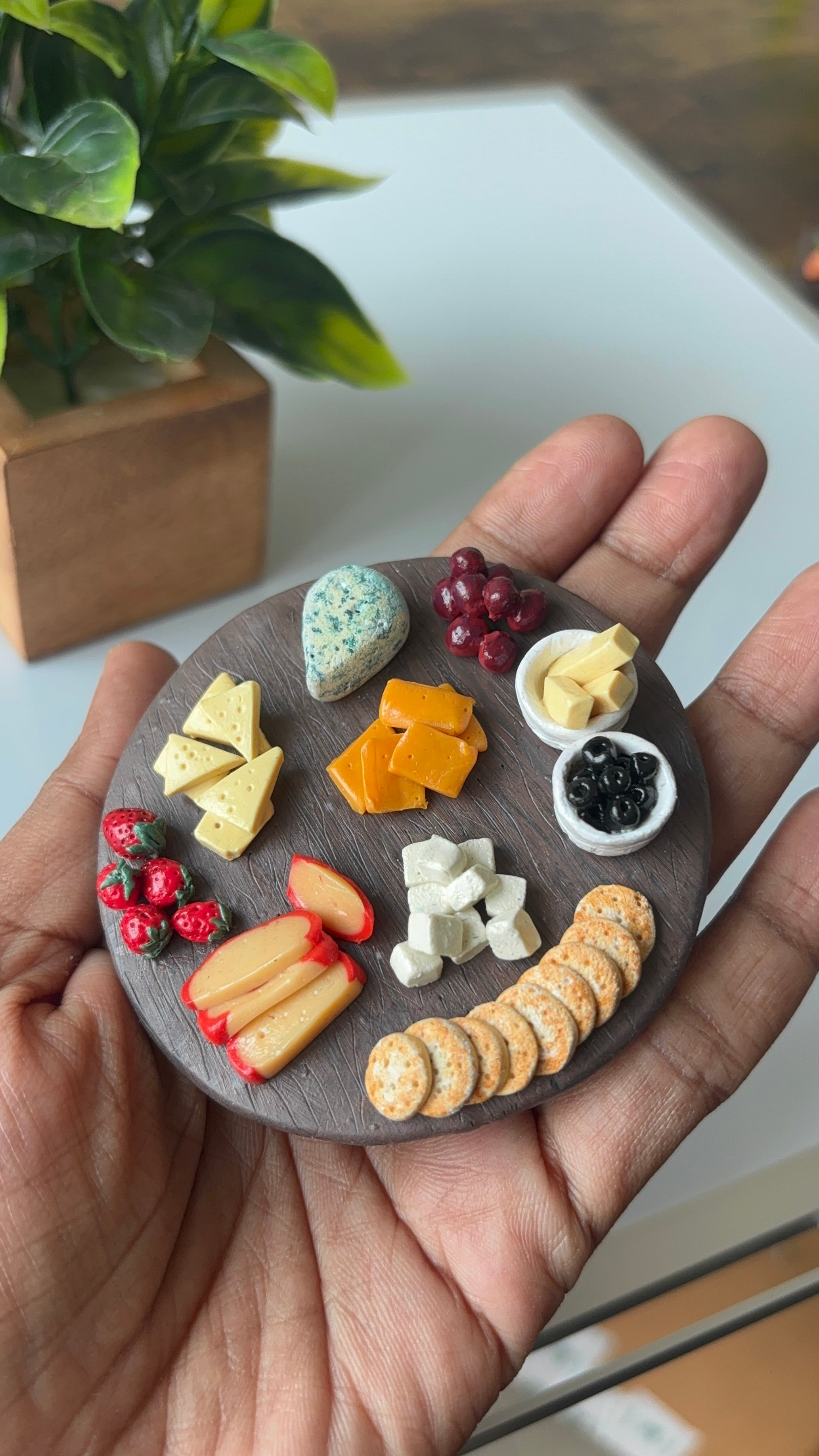 Mini Cheese Board Fridge Magnet