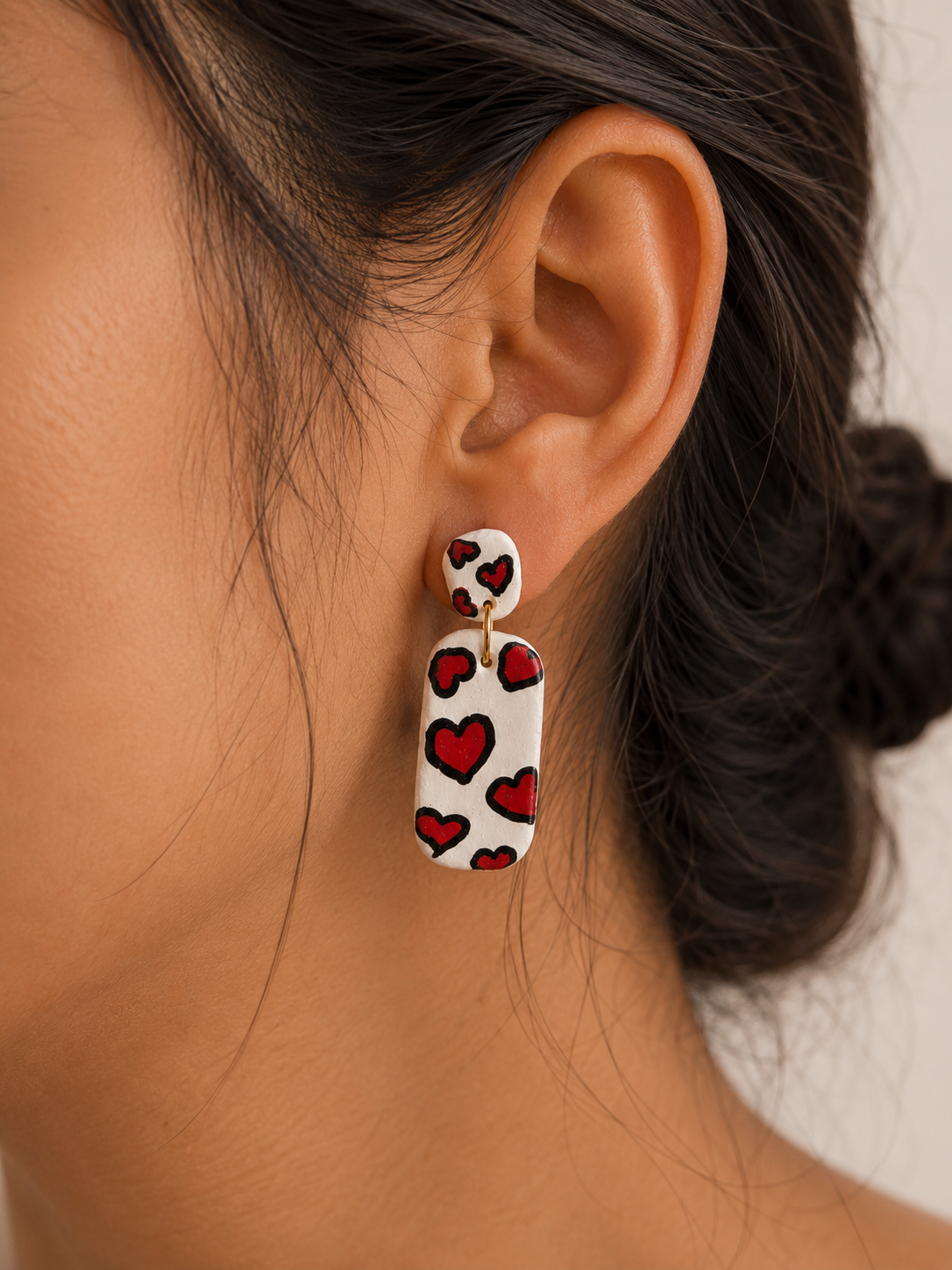 Love Notes – Handmade Clay Earrings