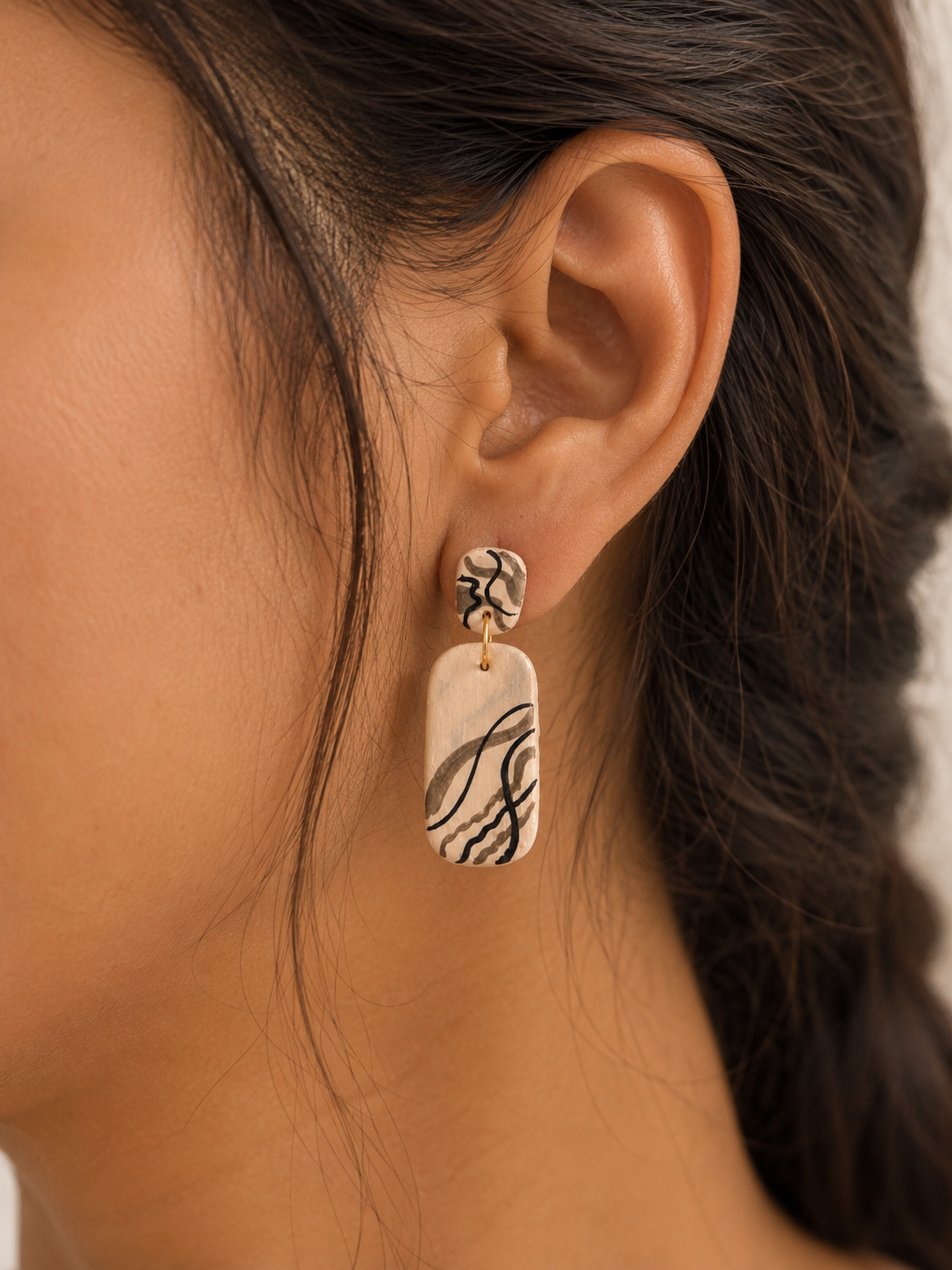 Sandstone – Handmade Clay Earrings