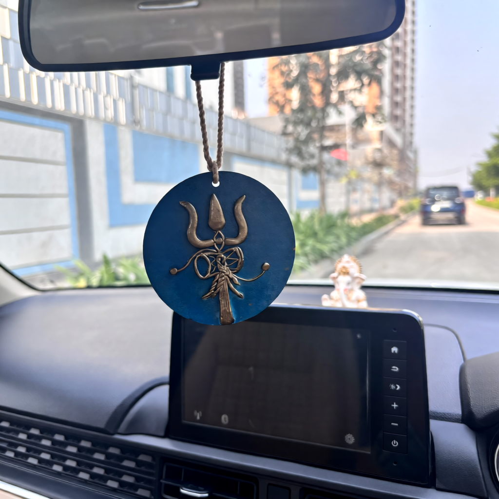 Trishul – wall / car mirror hanging